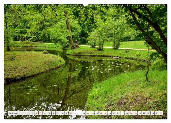Produktbild: Parks und Wasserlandschaften (hochwertiger Premium Wandkalender 2027 DIN A2 quer), Kunstdruck in Hochglanz