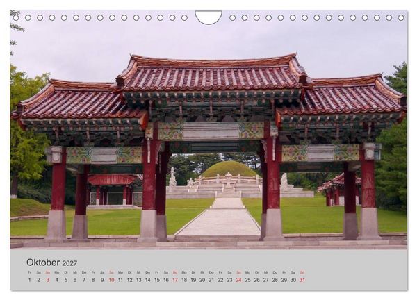 Produktbild: Impressionen aus Nordkorea (Wandkalender 2027 DIN A4 quer), CALVENDO Monatskalender
