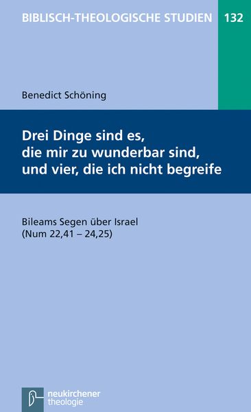 Produktbild: Drei Dinge sind es, die mir zu wunderbar sind, und vier, die ich nicht begreife