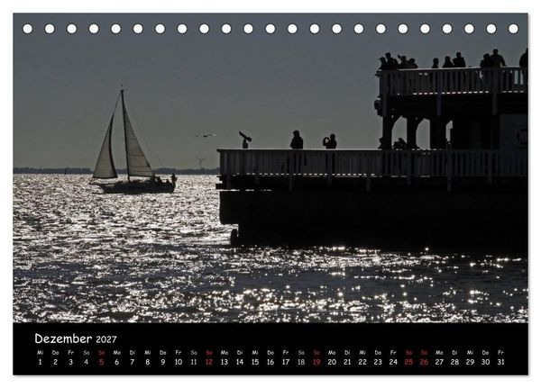 Produktbild: An der Nordseek&uuml;ste... (Tischkalender 2027 DIN A5 quer), CALVENDO Monatskalender