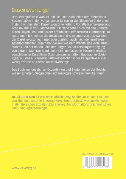Produktbild: Daseinsvorsorge