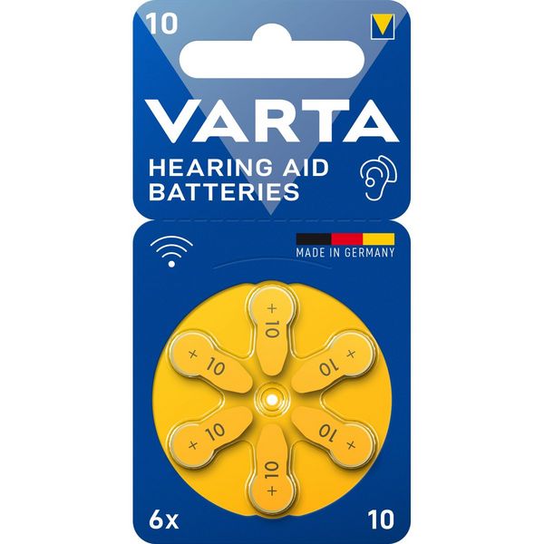 Produktbild: Varta Batterien Hearing Aid 10 6er