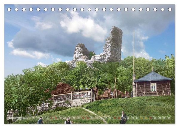 Produktbild: Th&uuml;ringen um das Jahr 1900 &ndash; Fotos neu restauriert und detailcoloriert. (Tischkalender 2026 DIN A5 quer), CALVENDO Monatskalender