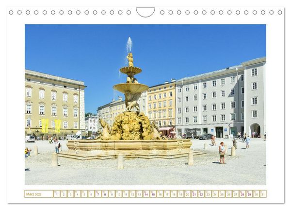 Produktbild: Salzburg - Die romantische Mozartstadt (Wandkalender 2026 DIN A4 quer), CALVENDO Monatskalender