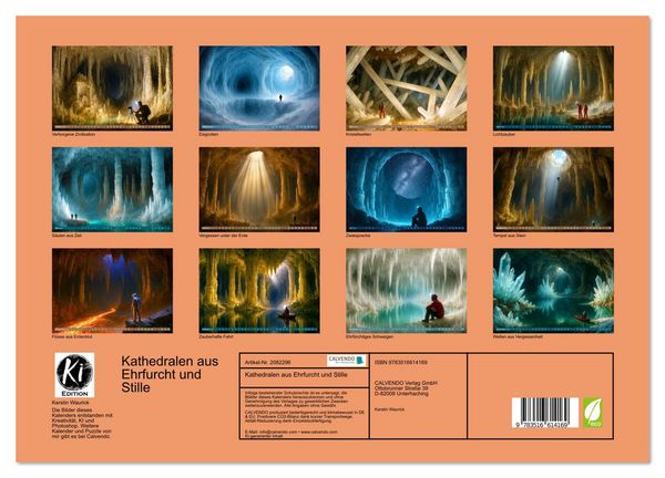 Produktbild: Kathedralen aus Ehrfurcht und Stille (hochwertiger Premium Wandkalender 2026 DIN A2 quer), Kunstdruck in Hochglanz
