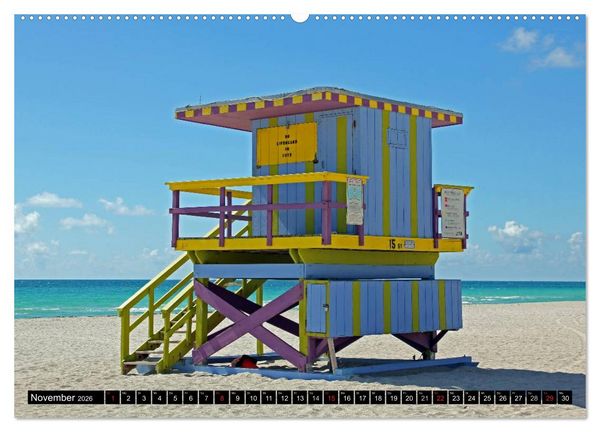 Produktbild: MIAMI (Wandkalender 2026 DIN A2 quer), CALVENDO Monatskalender