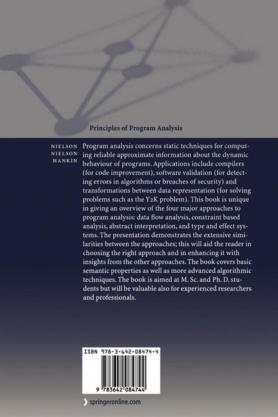 Produktbild: Principles of Program Analysis