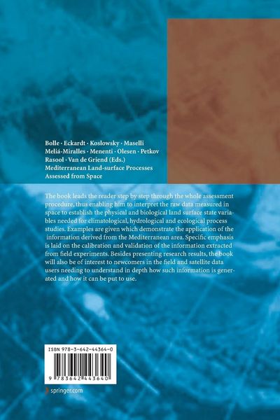 Produktbild: Mediterranean Land-surface Processes Assessed from Space
