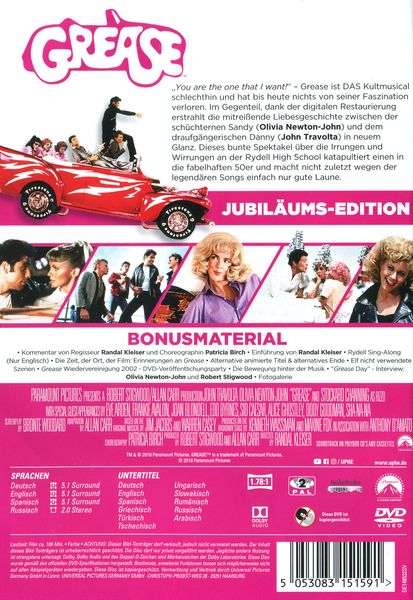 Produktbild: Grease 1 - Remastered