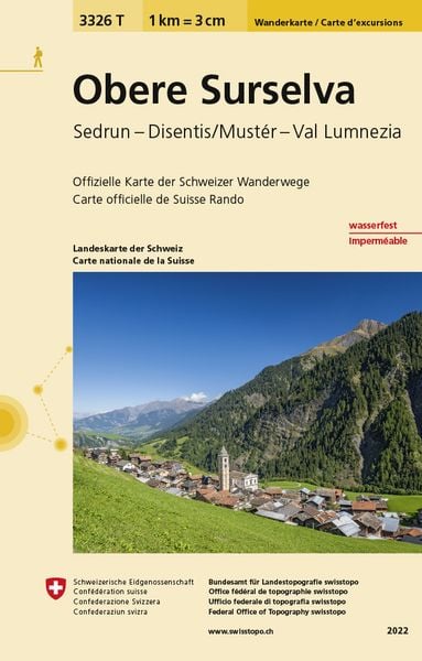 Swisstopo 1 : 33 33 Obere Surselva, Sonstige von , Swisstopo, 9783302333267