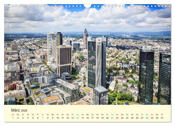 Produktbild: Frankfurt am Main - Finanzen und Geschichte (Wandkalender 2026 DIN A3 quer), CALVENDO Monatskalender