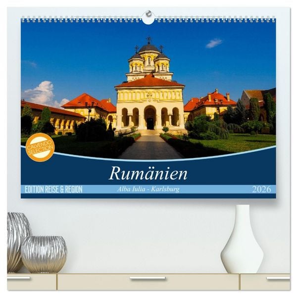 Rumänien, Alba Iulia - Karlsburg (hochwertiger Premium Wandkalender 2026 DIN A2 quer), Kunstdruck in Hochglanz