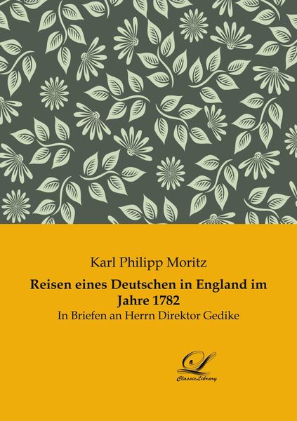 Produktbild: Reisen eines Deutschen in England im Jahre 1782