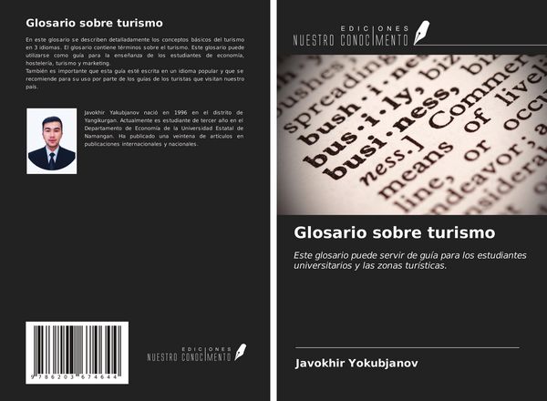 Produktbild: Glosario sobre turismo