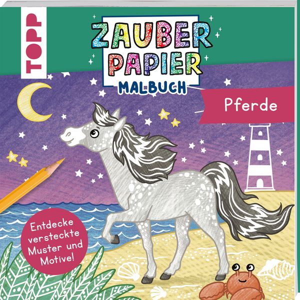 Produktbild: Zauberpapier Malbuch Pferde