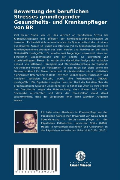 Produktbild: Bewertung des beruflichen Stresses grundlegender Gesundheits- und Krankenpfleger von BR
