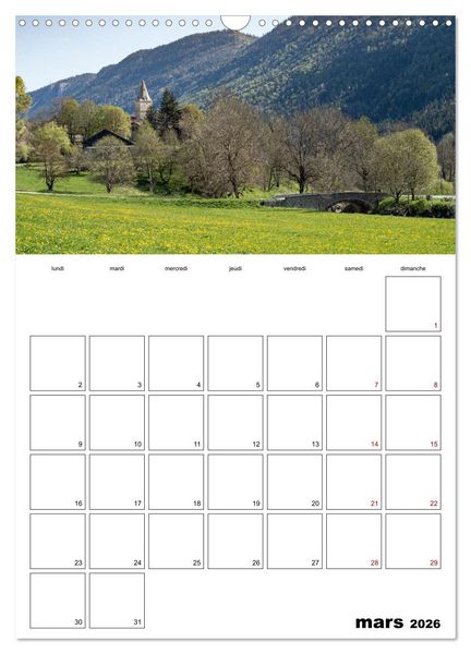 Produktbild: Le sud du Vercors, paysages (Calendrier mural 2026 DIN A3 horizontal), CALVENDO calendrier mensuel