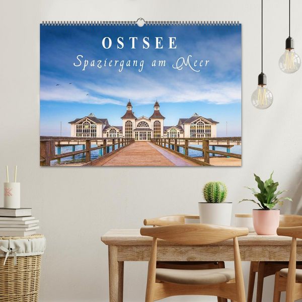 Produktbild: Ostsee - Spaziergang am Meer (Wandkalender 2026 DIN A2 quer), CALVENDO Monatskalender