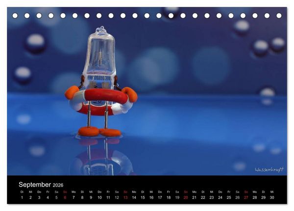Produktbild: Bernie Blitz - Eine Birne sucht Erleuchtung (Tischkalender 2026 DIN A5 quer), CALVENDO Monatskalender