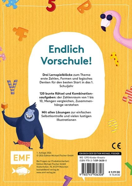Produktbild: Mein XXL-Lernspielspa&szlig;: Vorschule