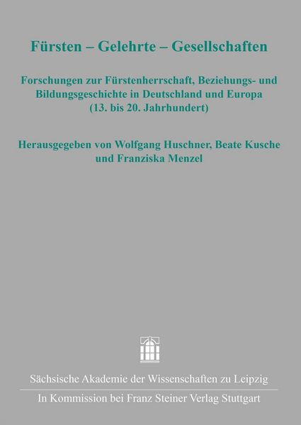 Produktbild: F&uuml;rsten - Gelehrte - Gesellschaften