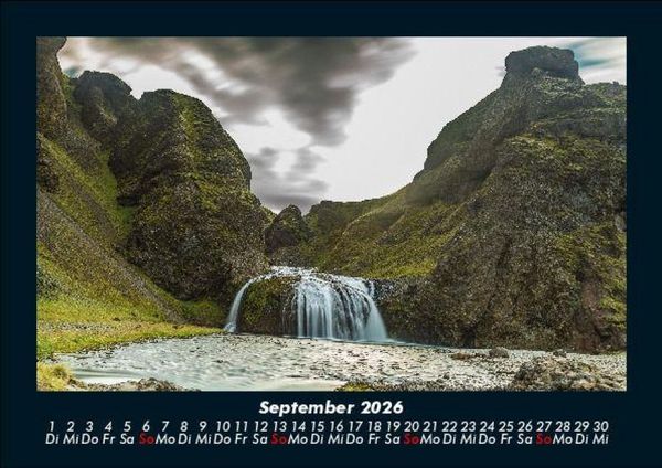 Produktbild: Wasserf&auml;lle 2026 Fotokalender DIN A5