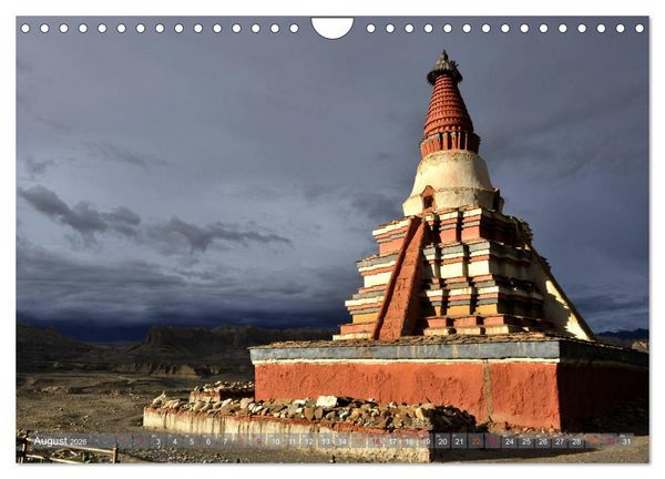 Produktbild: Stupas &ndash; Buddhistische Sakralbauten 2026 (Wandkalender 2026 DIN A4 quer), CALVENDO Monatskalender