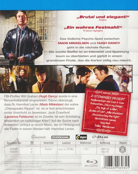 Produktbild: Hannibal - Staffel 2 [3 BRs]