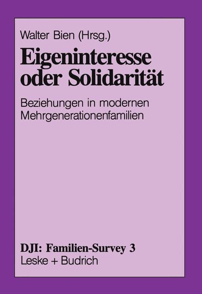 Eigeninteresse oder Solidarität, Taschenbuch von , VS Verlag für Sozialwissenschaften, 9783322994523