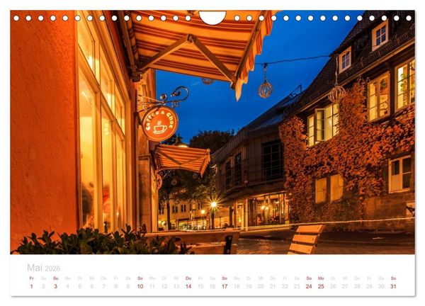 Produktbild: Hannover bei Nacht (Wandkalender 2026 DIN A4 quer), CALVENDO Monatskalender