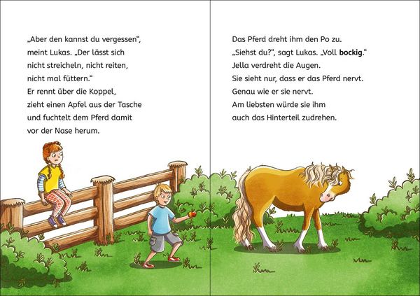 Produktbild: Lesel&ouml;wen 2. Klasse - Pferdefl&uuml;sterin mit Herz