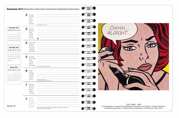 Produktbild: Roy Lichtenstein, Buchkalender 2013