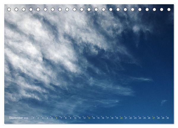 Produktbild: Tr&auml;umerei im Himmel (Tischkalender 2026 DIN A5 quer), CALVENDO Monatskalender