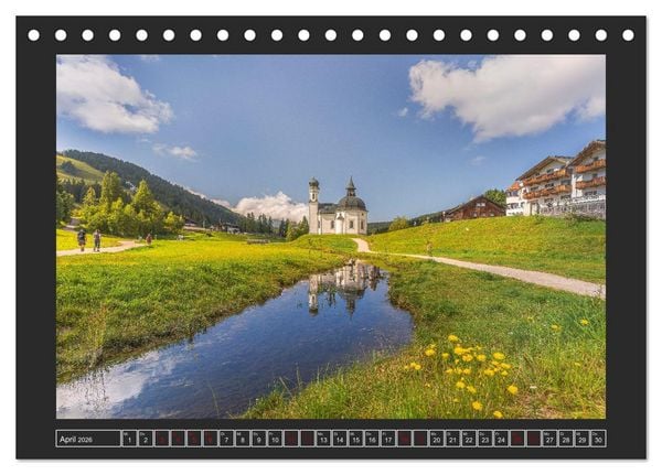 Produktbild: Leutasch tut gut (Tischkalender 2026 DIN A5 quer), CALVENDO Monatskalender