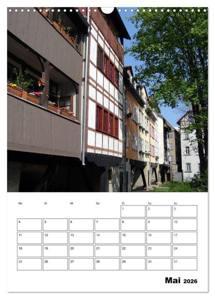 Produktbild: Mein Erfurt (Wandkalender 2026 DIN A3 hoch), CALVENDO Monatskalender