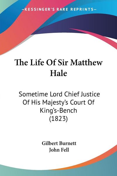 Produktbild: The Life Of Sir Matthew Hale