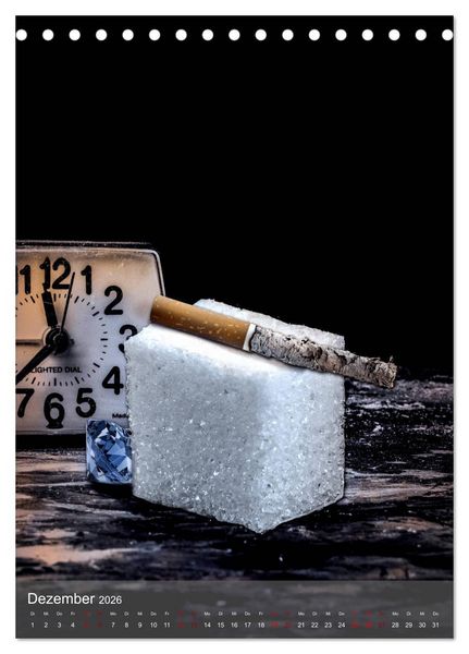 Produktbild: ZUCKER - kunstvoll in Szene gesetzt (Tischkalender 2026 DIN A5 hoch), CALVENDO Monatskalender