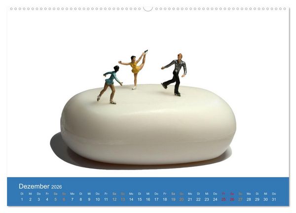Produktbild: Little Art Sport Kunstkalender (Wandkalender 2026 DIN A2 quer), CALVENDO Monatskalender