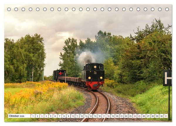 Produktbild: Mansfelder Bergwerksbahn (Tischkalender 2026 DIN A5 quer), CALVENDO Monatskalender