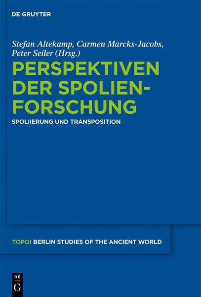 Produktbild: Perspektiven der Spolienforschung 1