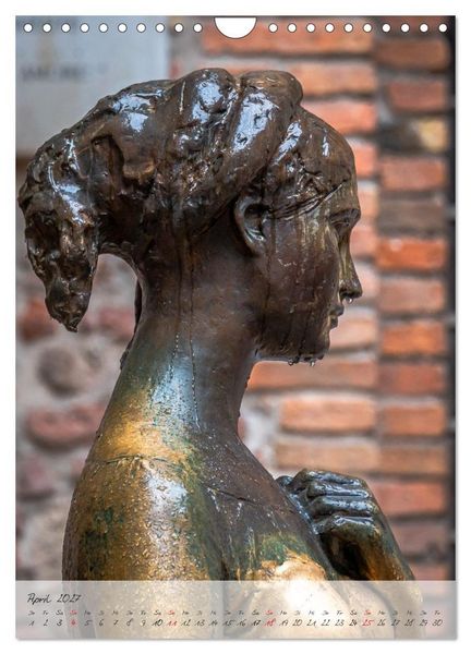 Produktbild: Julia in Verona - Giulietta a Verona (Wandkalender 2027 DIN A4 hoch), CALVENDO Monatskalender