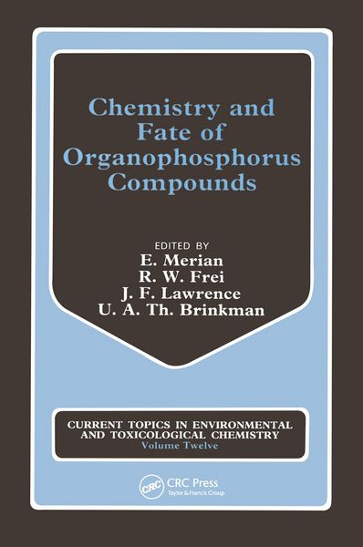 Produktbild: Chemistry and Fate of Organophosphorus Compounds