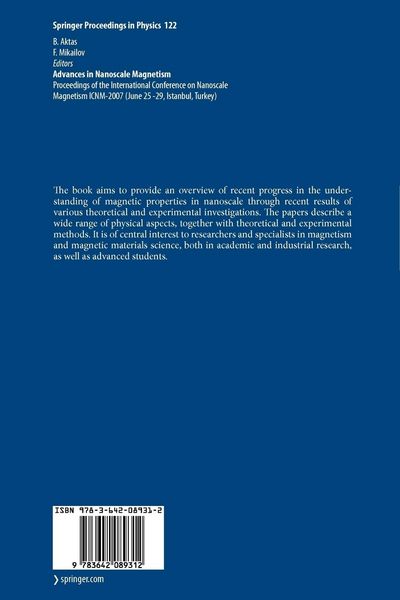 Produktbild: Advances in Nanoscale Magnetism