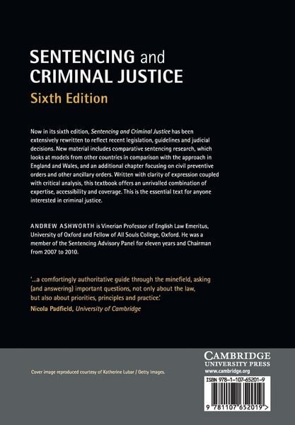 Produktbild: Sentencing and Criminal Justice