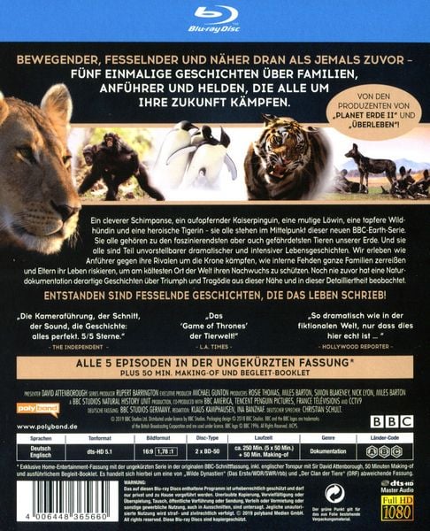 Produktbild: WILDE DYNASTIEN - Die Clans der Tiere
