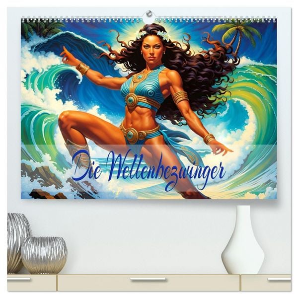 Produktbild: Die Wellenbezwinger (hochwertiger Premium Wandkalender 2026 DIN A2 quer), Kunstdruck in Hochglanz
