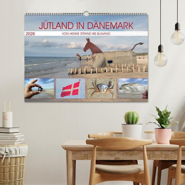 Produktbild: J&uuml;tland in D&auml;nemark - Von Henne Strand bis Blavand (Wandkalender 2026 DIN A2 quer), CALVENDO Monatskalender