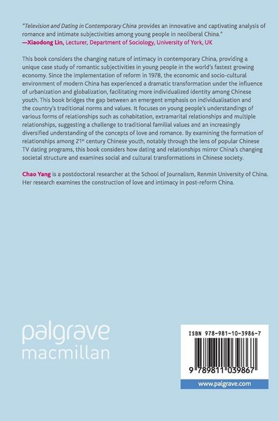 Produktbild: Television and Dating in Contemporary China