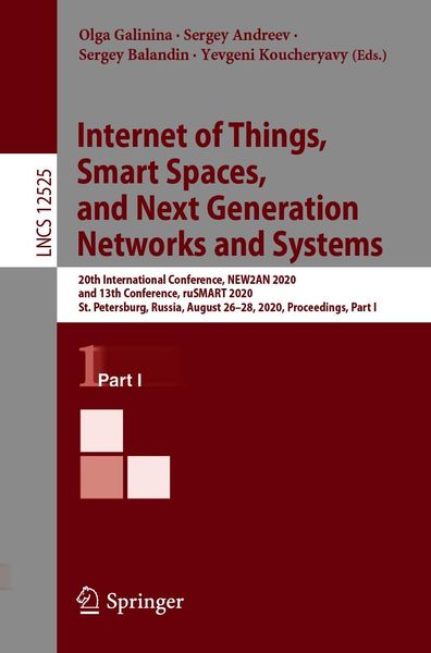 Produktbild: Internet of Things, Smart Spaces, and Next Generation Networks and Systems