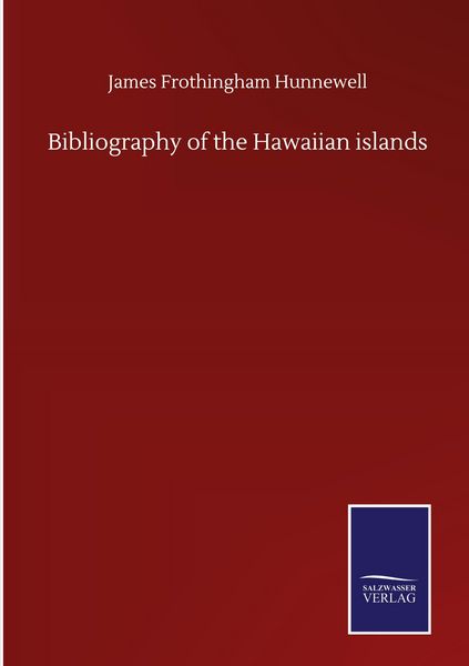 Produktbild: Bibliography of the Hawaiian islands